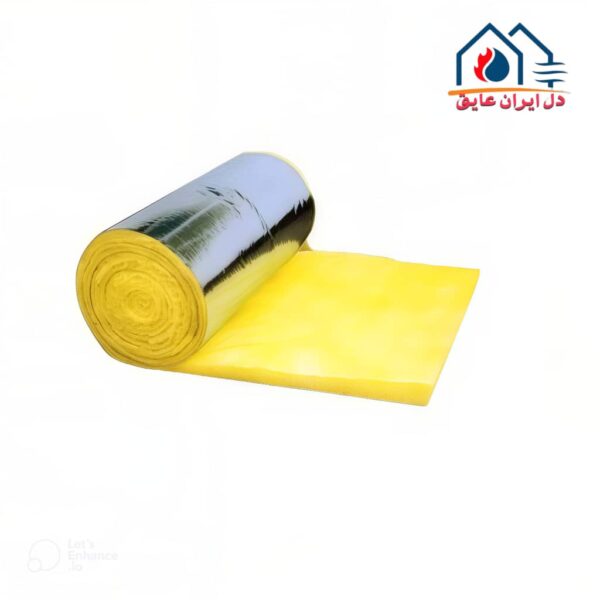 پشم شیشه رولی فویل دار