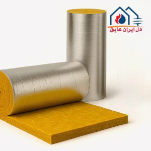 پشم سنگ رولی فویل دار