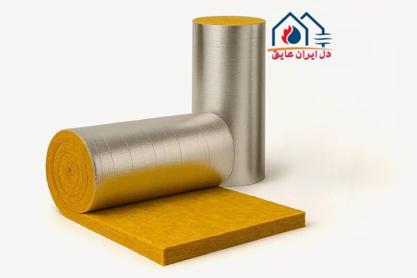 پشم سنگ رولی فویل دار